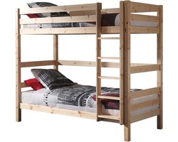 Vipack Stapelbed Pino 180 cm hoog - 90 x 200 cm - natuur