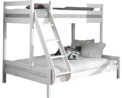 Vipack Stapelbed Pino Martin - 140 + 90 x 200 cm - wit