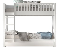 Vipack Stapelbed Scott met slaaplade - 90 x 200 cm - wit
