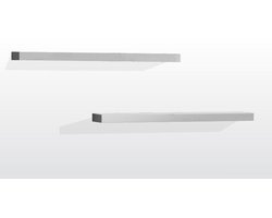 Vipack - Wandschappen - 2 - st - Lara - hout - wit