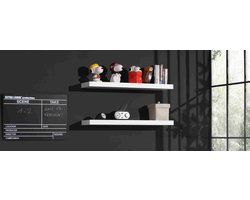 Vipack - Wandschappen - Robin - 2 - st - hout - wit