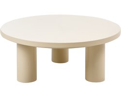 VIPITENO - Tuinsalontafel - Beige - Gepoedercoat staal