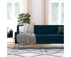 Virginia - Sofa 3 zits in Linnen Blauw (80 x 191 x 80 cm)