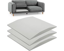 VirtuBuy- Bankbeschermer - Sofa-steunkussen - Hoge dichtheid - 50x50x5 cm - Bankreparatie - Doorhang-vervanging - Comfort - Geschikt voor banken loveseats stoelen - Grijs