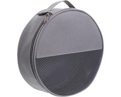 VirtuBuy- Camping servies zak - outdoor kamperen - netverdeling - ritssluiting - borden - bestek - keukengereedschap - opslag - picknick en thuis - Oxford stof - georganiseerd opruimen - geschikt voor campingbenodigdheden - groen model.