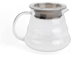 VirtuBuy- Koffie- Koffiezetapparaat- Hittebestendig - Thee - Druppelaar - Glazen koffiepot, 360 ML hittebestendige koffiepot, glazen theepot, waterkoker, handgebrouwen koffie druppelaar.