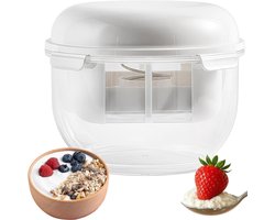 VirtuBuy- Yoghurt Strainer - Herbruikbare - Kaas Zeef Kit - Transparante Container - Fijne Maasfilter - Grote Capaciteit - Keukengereedschap - Ronde - Yoghurt Makers - Yoghurt Maker - Yoghurt Zeef - Geschikt voor - Kleur of model