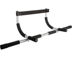 VirtuFit Multifunctionele Optrekstang - Pull Up Bar - Grijs/Zwart