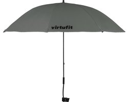 VirtuFit Universele Stoelparasol - Grijs - 105 x 105 x 90 cm - 360 Graden Draaibaar - Optimale Zonbescherming - Bestand tegen Wind en Regen - Parasol - Parasol met Klem - Parasol voor Stoel