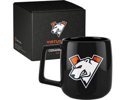 Virtus.pro - Keramische Mok - Logo, Zwart 430 ml