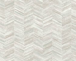 VISGRAAT BEHANG | Modern - blauw groen wit - A.S. Création Geo Effect