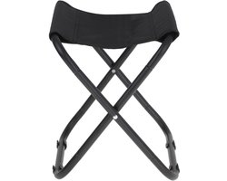 Viskrukje - Reiskruk - Kampeerstoel - Handig Mee te Nemen - Gewicht 500 gram - 39x32x29 cm - Zwart