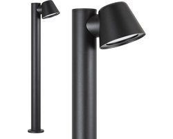 Vita Cup Tuinlamp Matzwart 80cm