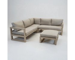 Vita Grosso 4-zits bank beige