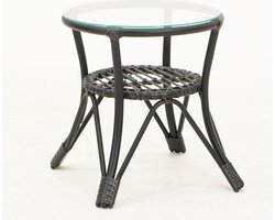Vita Lester bijzettafel zwart hoog