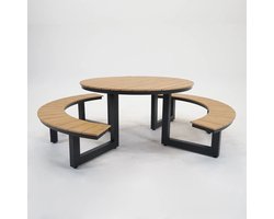 Vita Massa ronde picknicktafel