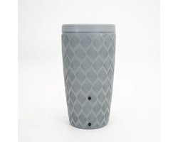 Vita Regenton Flow grijs 240L + Plantenbak + Kraan met Gardena koppeling + Vorst/ UV bestendig kunststof