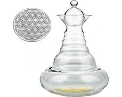Vitaalwaterkaraf White Alladin met BDL wit - 1300 - Glas