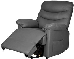 Vitadora Classic Sta-op stoel - Grijs - Elektrische sta-op functie - Met afstandsbediening - Luxe zitcomfort