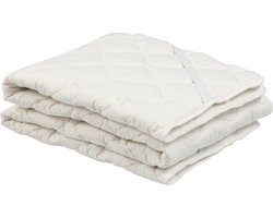 Vitality Pur Nature Matrasbeschermer – 140x200 cm - 100% Katoen – Rondom Elastiek - Ademend, Verkoelend & Natuurproduct – Wasbaar op 60°C