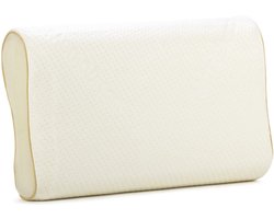 Vitapur Kussen - Hoofdkussen nekklachten - Verkoelend Hoofdkussen - Traagschuim Hoofdkussen - Geschikt voor rug- en zijslapers - Ergonomisch - 37x55