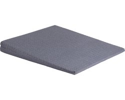 Vitapur Reflux kussen - Matrasverhoger - Wigkussen - Matrastilter - Hellend - Volwassenen - Traagschuim - Grijs