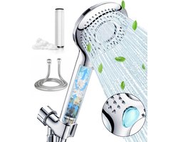 VITASENSE® Douchekop met Hoge druk - Doucheslang en Waterfilter - 3 Sproeistanden Doucheset Regendouche - Waterbesparend