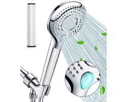 VITASENSE® Waterbesparende Douchekop met Hoge druk en Filter - Regendouche met Waterfilter - XXL chroom
