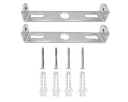 Vitdipy - 2 Stuks - Lampenmontage Beugels - Installatieset met Accessoires - Stevig & Compatibel - Voor Muur of Plafondlamp - Montagekit - Voor Thuisgebruik - Metaal