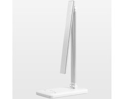 Vitdipy - Bureaulamp - Plug-in model- Dimbaar - 3000 K tot 6500 K - USB Oplader - Touch Control - Wit
