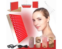 Vitdipy - Infraroodlamp - Red Light Therapy - 660nm & 850nm - 225 LED Bulbs - Gezicht - Collageen - Pijnverlichting - Huidpenetratie