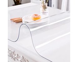 Vitdipy - Tafelzeil Transparant - Tafelzeil - Tafelbeschermer - Tafelkleed Plastic - 40*60cm - 2mm dikte - Voor kantoor, dressoir, eetkamer en nachtkastje