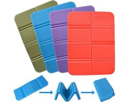 Vitdipy - Zitmatje - 4 stuks - Outdoor zitkussen - Geïsoleerde Zitmat - Opvouwbaar Foam Zitkussen - Draagbaar - Waterdicht - Voor outdoor, tuin, camping, wandelen - 38 x 28 cm
