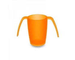 Vitility Ergoplus Drinkbeker – Oranje – Ergonomisch & Anti-lek