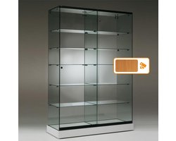 Vitrine Floatline Volglas Nova 7B Beuken