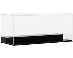 Vitrine transparant 19,5x8,5x8,5 cm acryl, vitrinekast, display kast, vitrine box, stolp, display box, vitrinekastje, glazen stolp