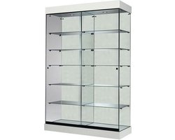 Vitrine type Floatline volglas Nova 7PVW met led verlichting