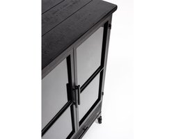 Vitrinekast Bram Zwart 35 x 65 x 105 cm