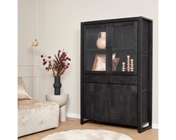 Vitrinekast Britt Black