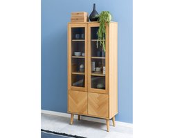 Vitrinekast Elain Eik