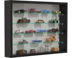 Vitrinekast met glas - Verzamelkast - Verzamel vintrinekast - Vitrines - Vitrine kasten