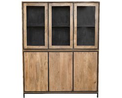 Vitrinekast RichWood , 160 cm - mangohout