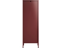 Vitrinekast Säkylä 150x50x35 cm bordeaux rood [en.casa]