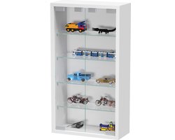 Vitrinekast staande hangende wandvitrine - 30 x 60 x 13 cm