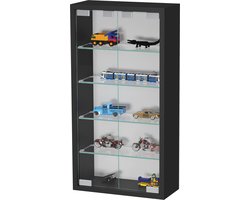 Vitrinekast staande hangende wandvitrine - 30 x 60 x 13 cm