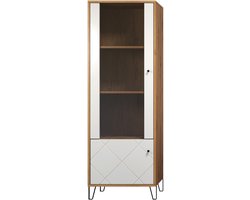 Vitrinekast Touch | 63 x 40 x 172 | Artisan Oak