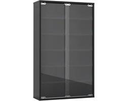 Vitrinekast - vakkenkast - opbergkast - 12 vakken met schuifdeuren