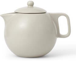 Viva Scandinavia James Theepot - 1 liter - 15.3x13.1x17.4 cm - Porselein - Beige