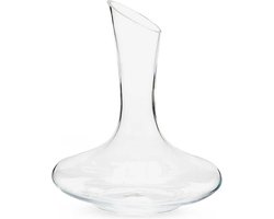Vivalto Wijn karaf - 1,8 liter - decanteer schenkkan - glas - 22 x 25 cm - wijn luchten