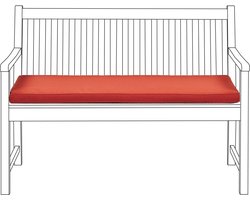 VIVARA - Zitkussen - Rood - 112 x 54 cm - Polyester